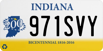 IN license plate 971SVY
