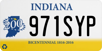 IN license plate 971SYP