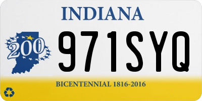 IN license plate 971SYQ