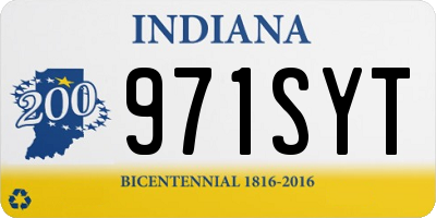 IN license plate 971SYT
