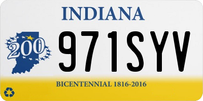 IN license plate 971SYV