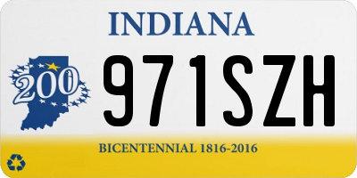 IN license plate 971SZH