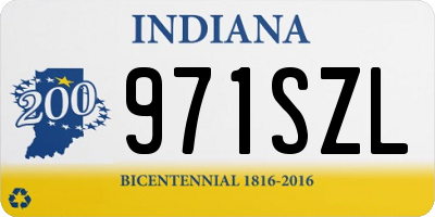 IN license plate 971SZL