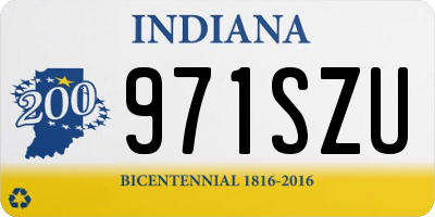 IN license plate 971SZU