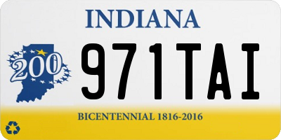 IN license plate 971TAI
