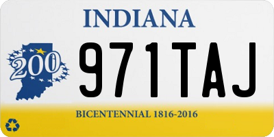 IN license plate 971TAJ