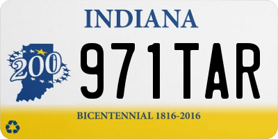 IN license plate 971TAR