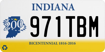 IN license plate 971TBM