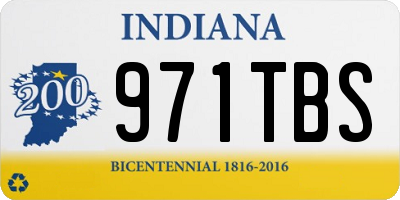 IN license plate 971TBS