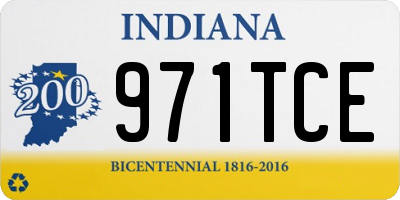 IN license plate 971TCE