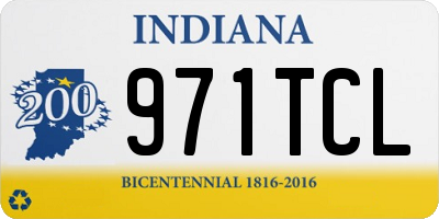 IN license plate 971TCL