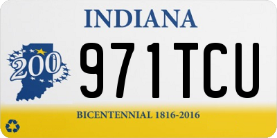 IN license plate 971TCU
