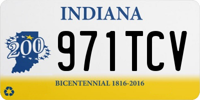 IN license plate 971TCV