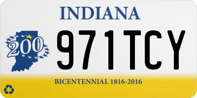 IN license plate 971TCY