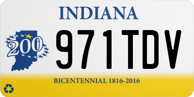 IN license plate 971TDV