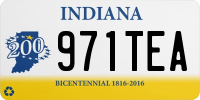 IN license plate 971TEA