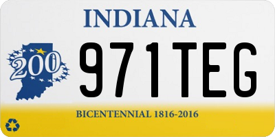 IN license plate 971TEG