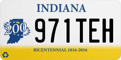 IN license plate 971TEH