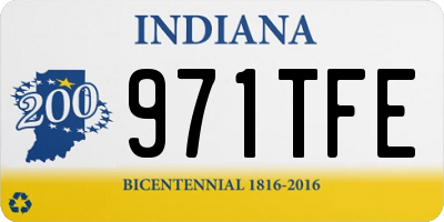 IN license plate 971TFE