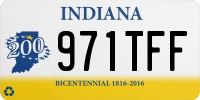 IN license plate 971TFF