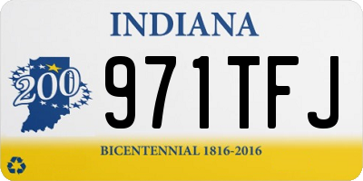 IN license plate 971TFJ