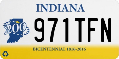 IN license plate 971TFN