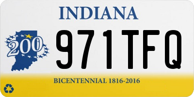 IN license plate 971TFQ