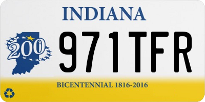 IN license plate 971TFR
