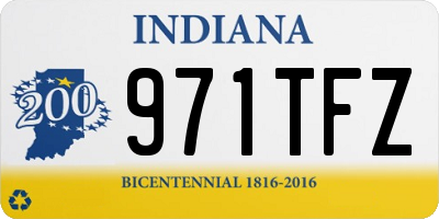 IN license plate 971TFZ