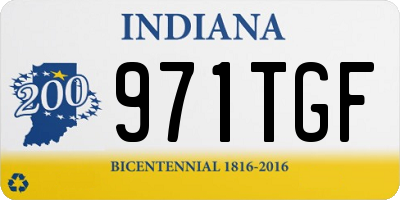 IN license plate 971TGF