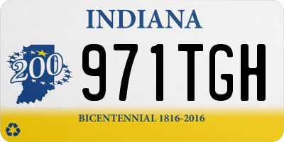 IN license plate 971TGH