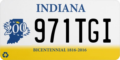 IN license plate 971TGI
