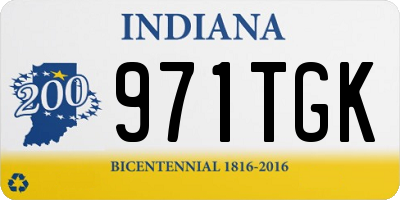 IN license plate 971TGK