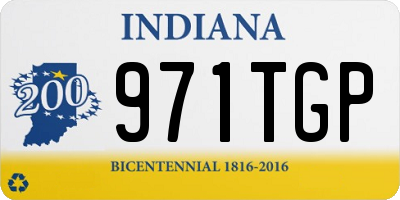 IN license plate 971TGP
