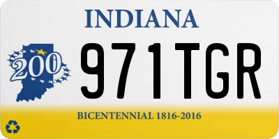 IN license plate 971TGR