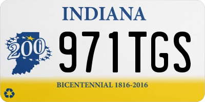 IN license plate 971TGS