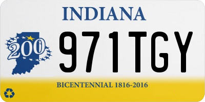 IN license plate 971TGY