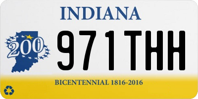 IN license plate 971THH