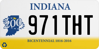 IN license plate 971THT