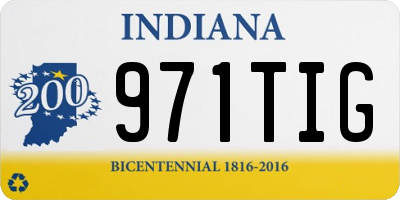 IN license plate 971TIG