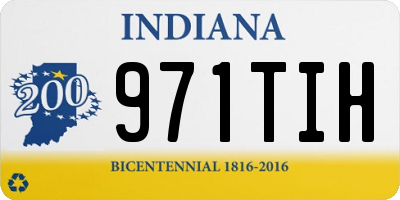 IN license plate 971TIH