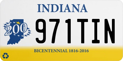 IN license plate 971TIN