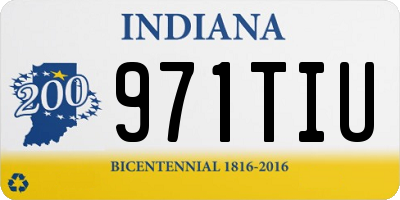 IN license plate 971TIU