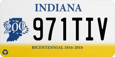 IN license plate 971TIV