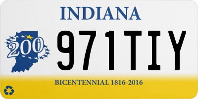 IN license plate 971TIY