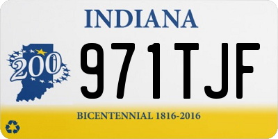 IN license plate 971TJF