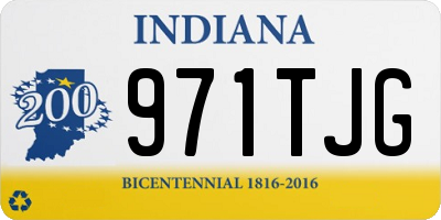 IN license plate 971TJG