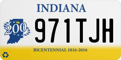 IN license plate 971TJH