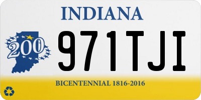 IN license plate 971TJI
