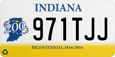 IN license plate 971TJJ